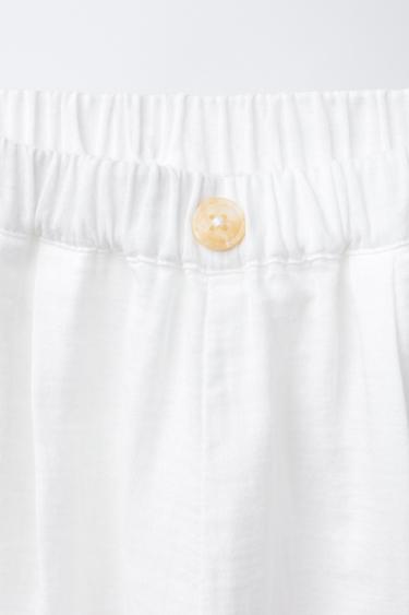 STRAIGHT-LEG TROUSERS - Ecru by Zara - Image 2
