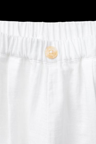 GERADE GESCHNITTENE HOSE - Cremefarben von Zara