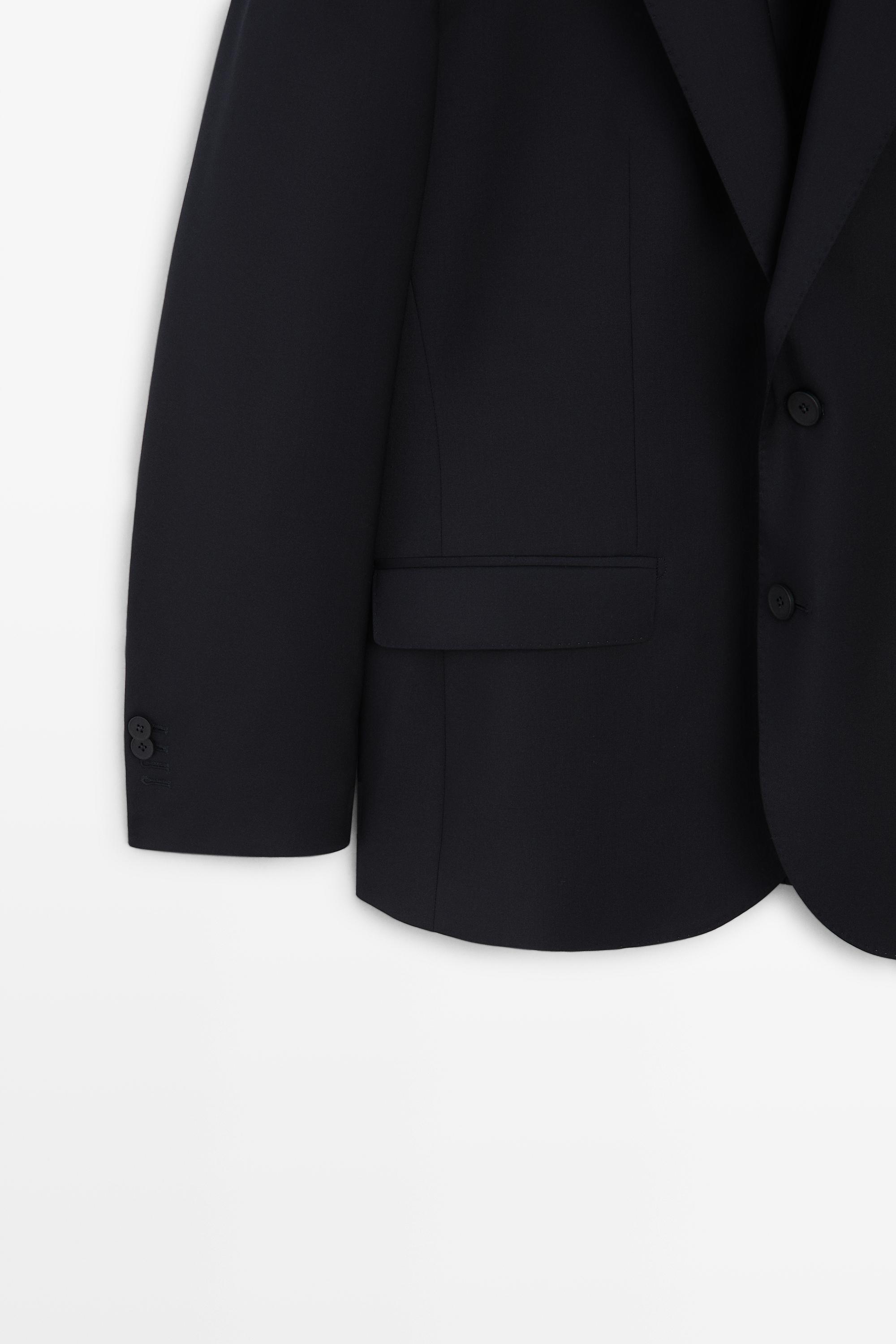 100% wool suit blazer