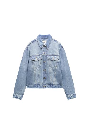 ZW RHINESTONE DENIM JACKET