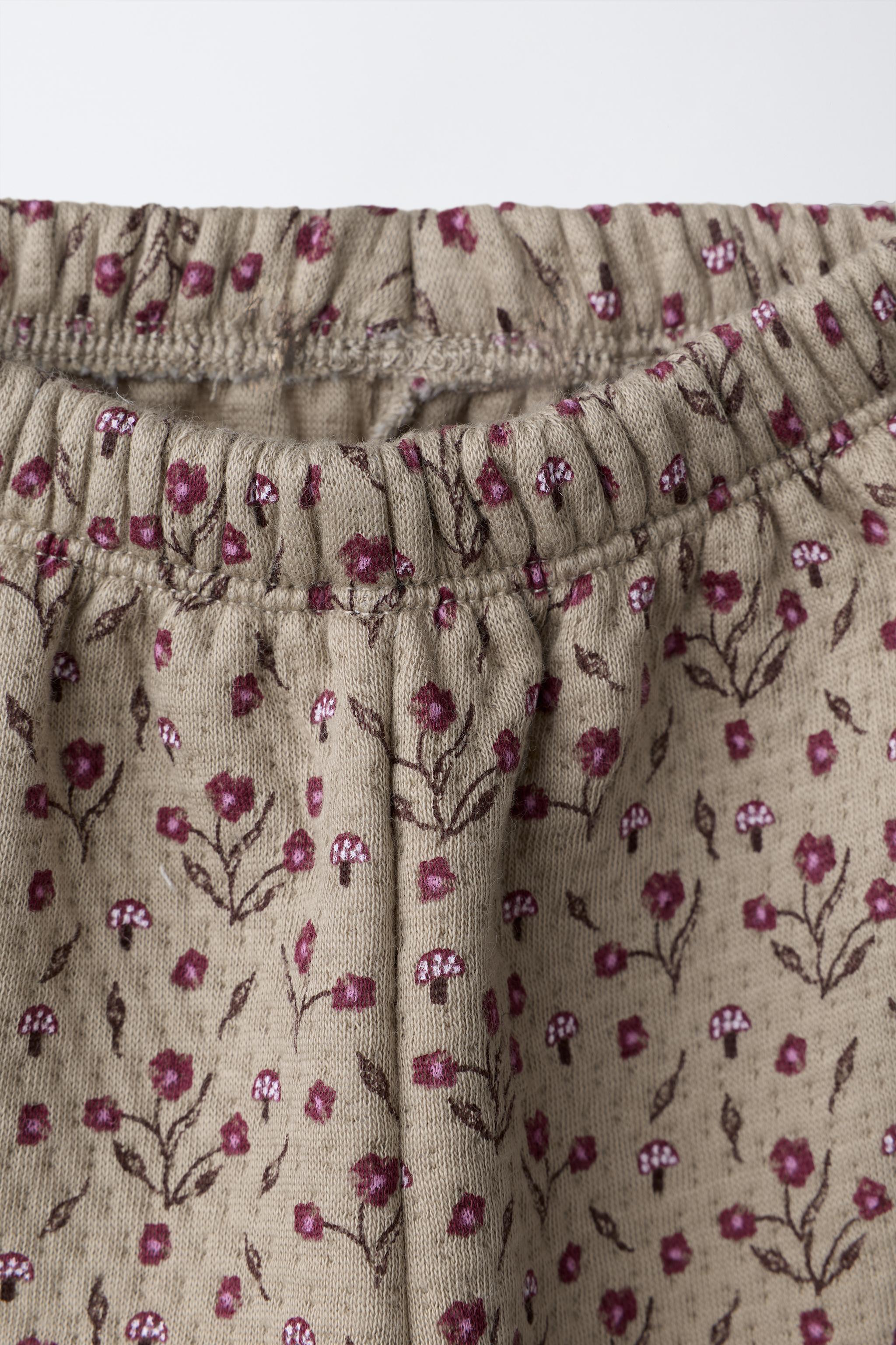 PANTALON TEXTURE FLEURS