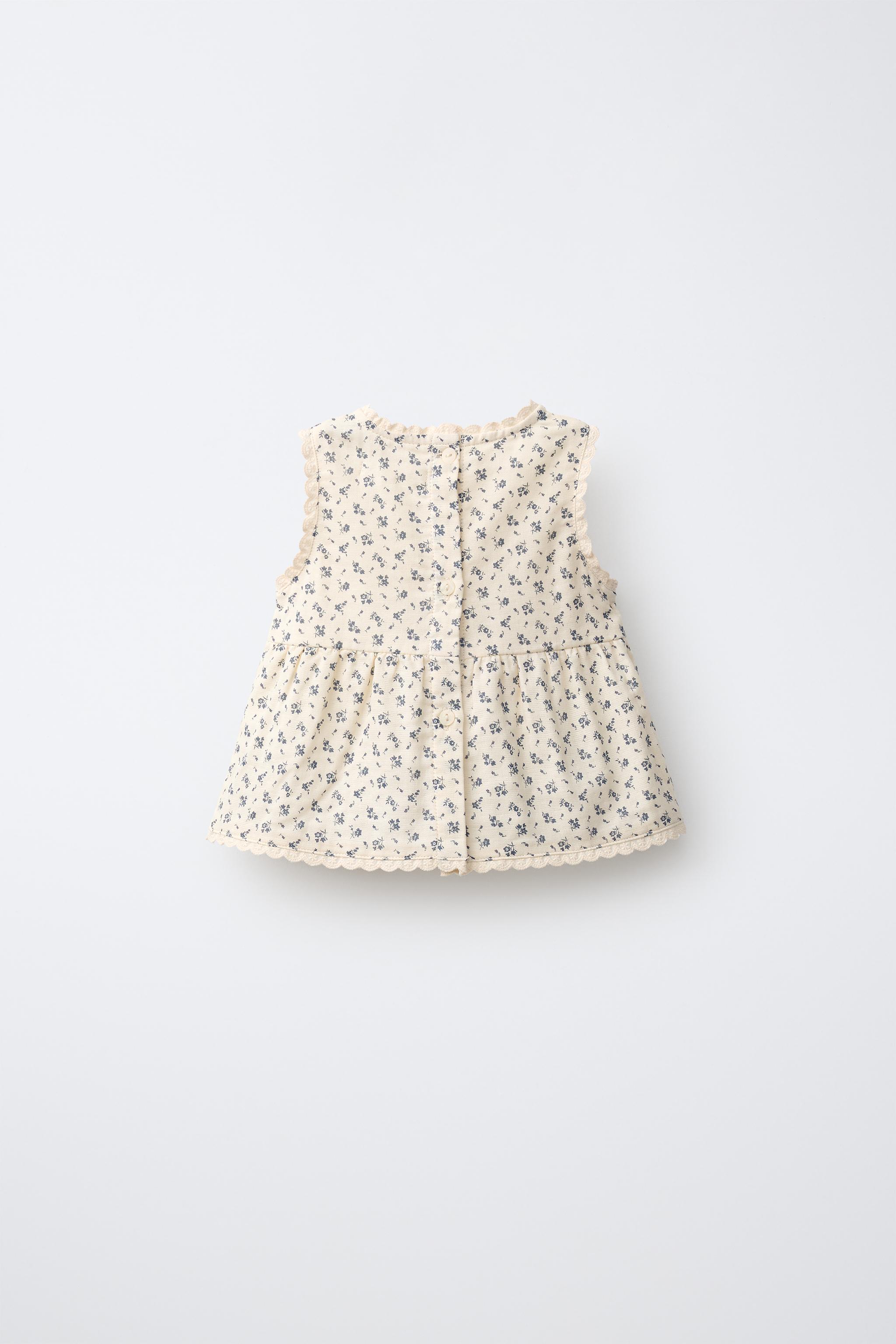 Детские блузки Zara FLORAL BLOUSE — фото 2