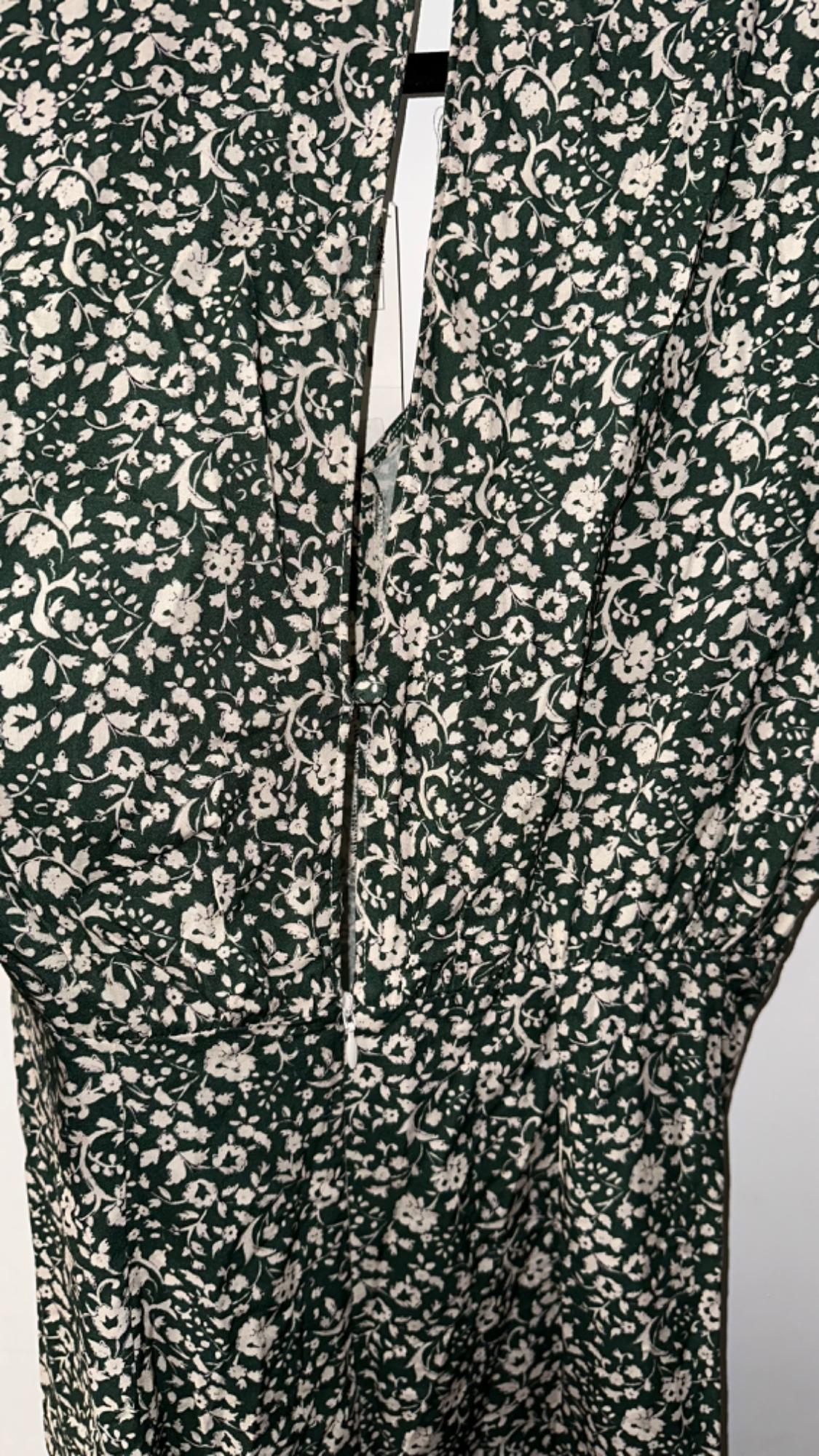 FLORAL PRINT MIDI DRESS - Image 4