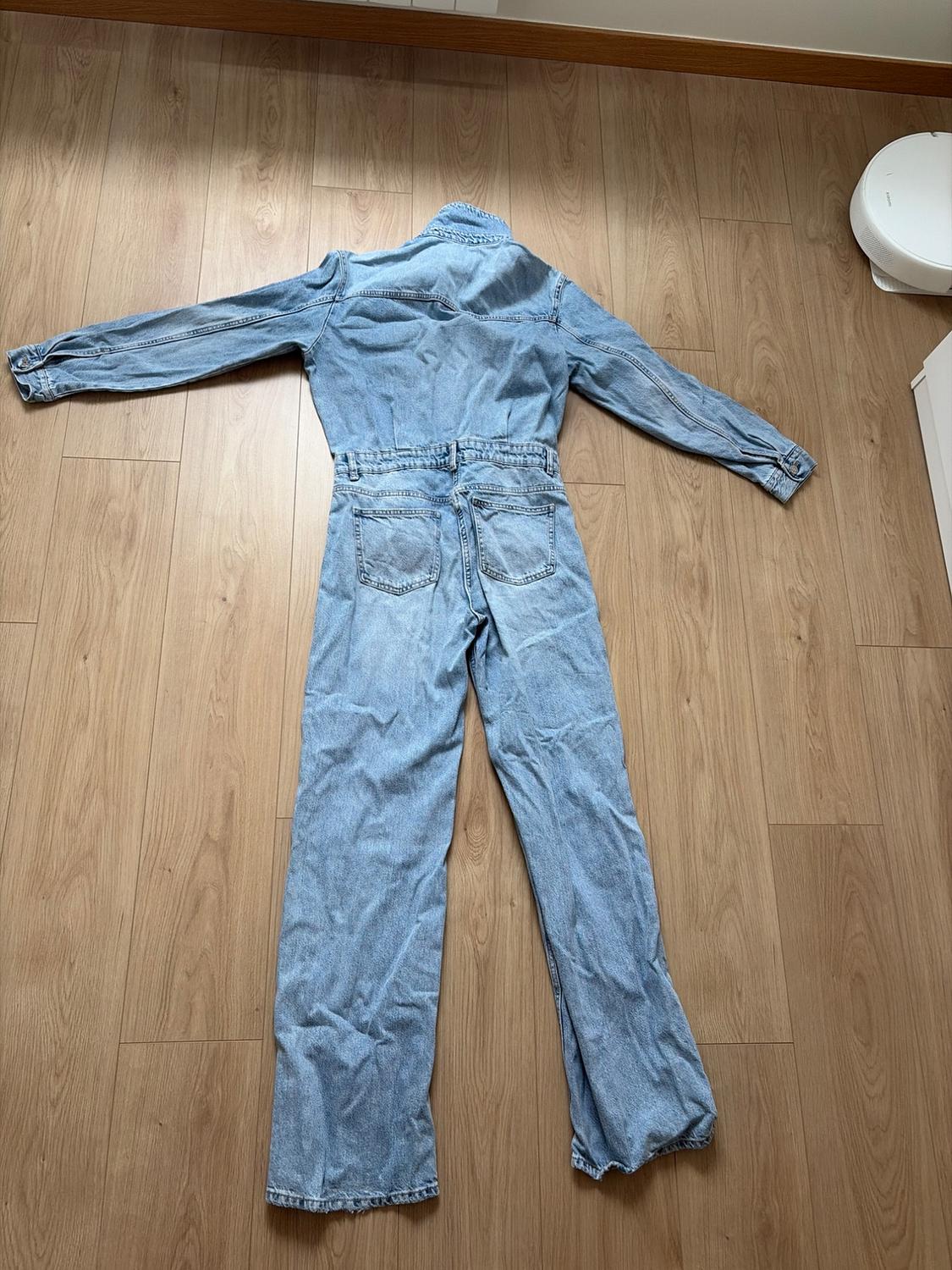 DENIM TRF OVERSIZE JUMPSUIT - Image 2