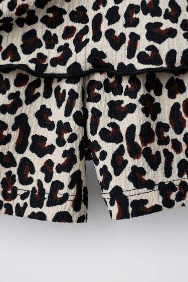 ANIMAL PRINT BERMUDA SKORT - Leopard by Zara - Image 3