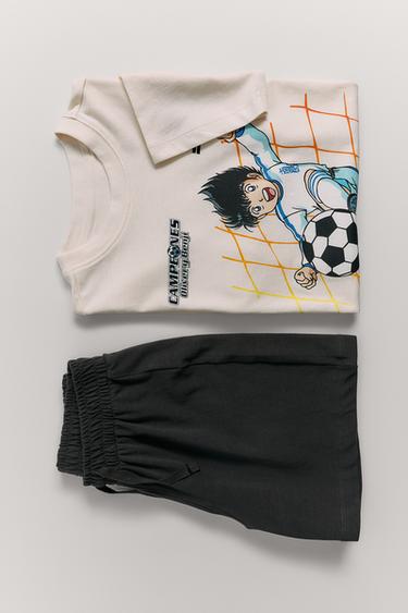 6-14 سنة/ بيجامة ماجد ووليد © الكابتن ماجد - رمادي أنثراسايت الخاص بـ Zara