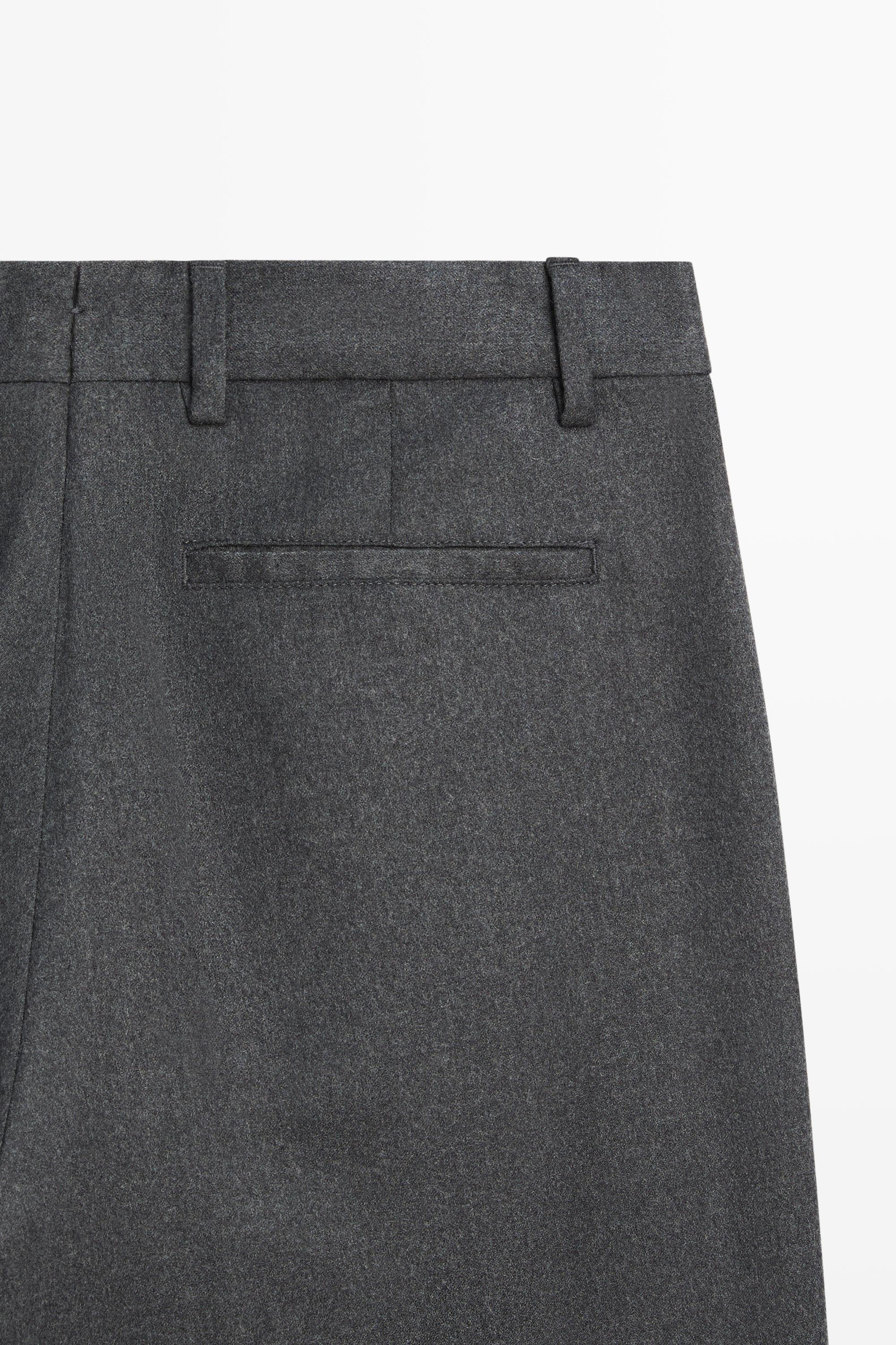 Pantalon tailleur 100 % laine