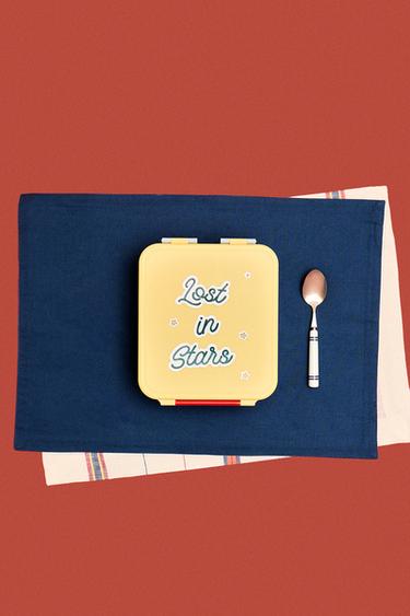 CHILDREN'S LUNCH BOX WITH SPACE STICKERS - Multicoloured by Zara - Image 0