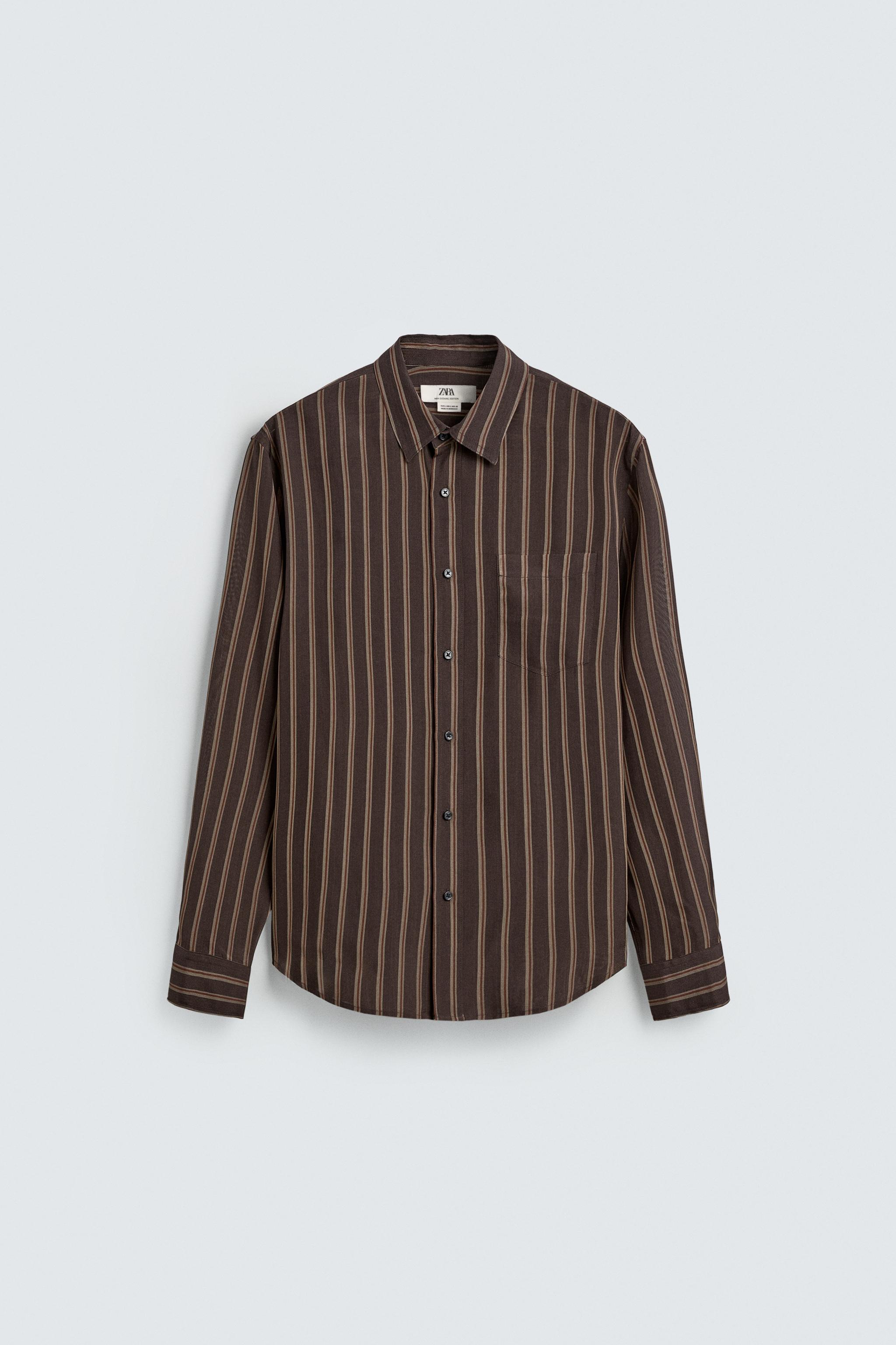 FLOWY STRIPED SHIRT