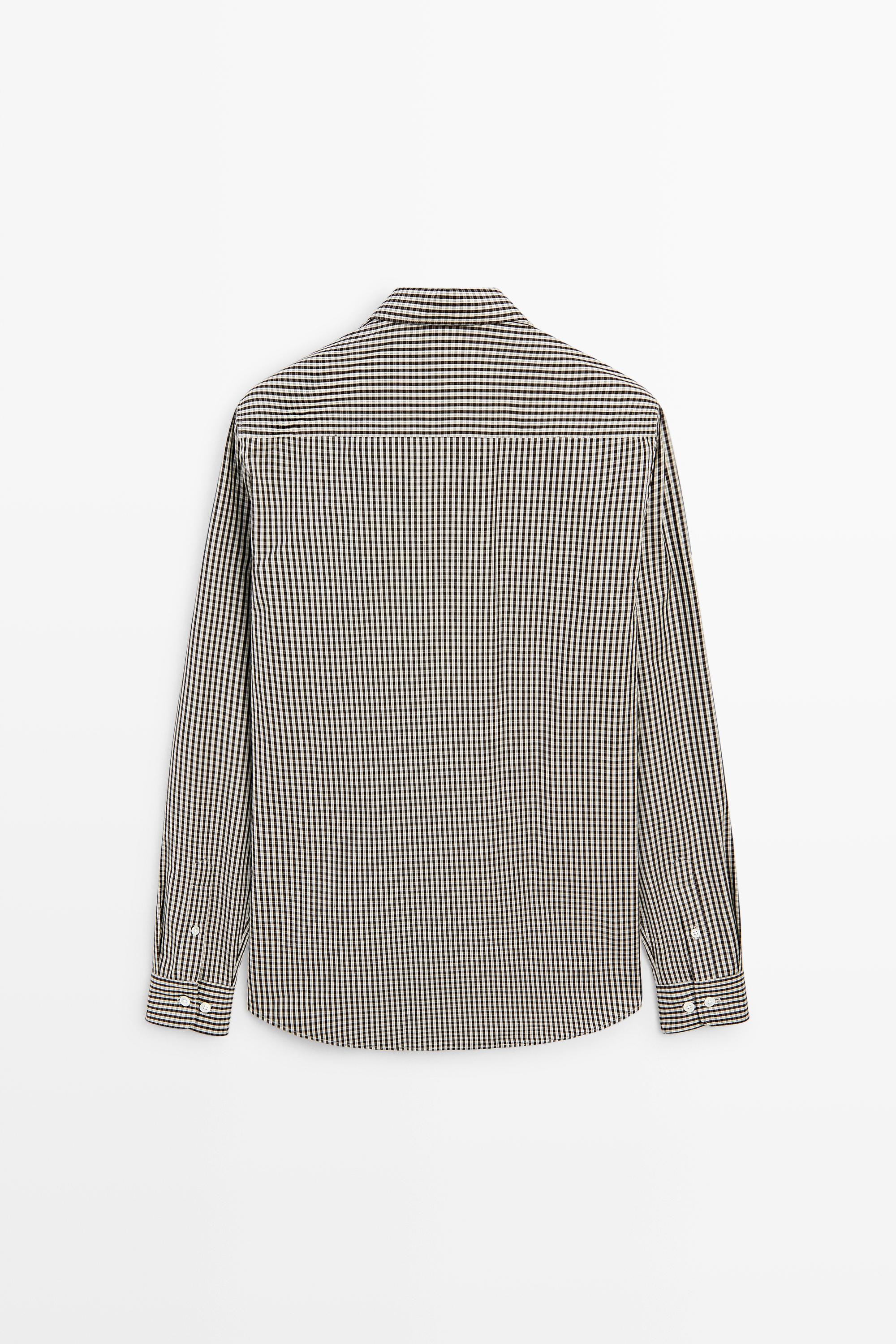 Regular fit check shirt