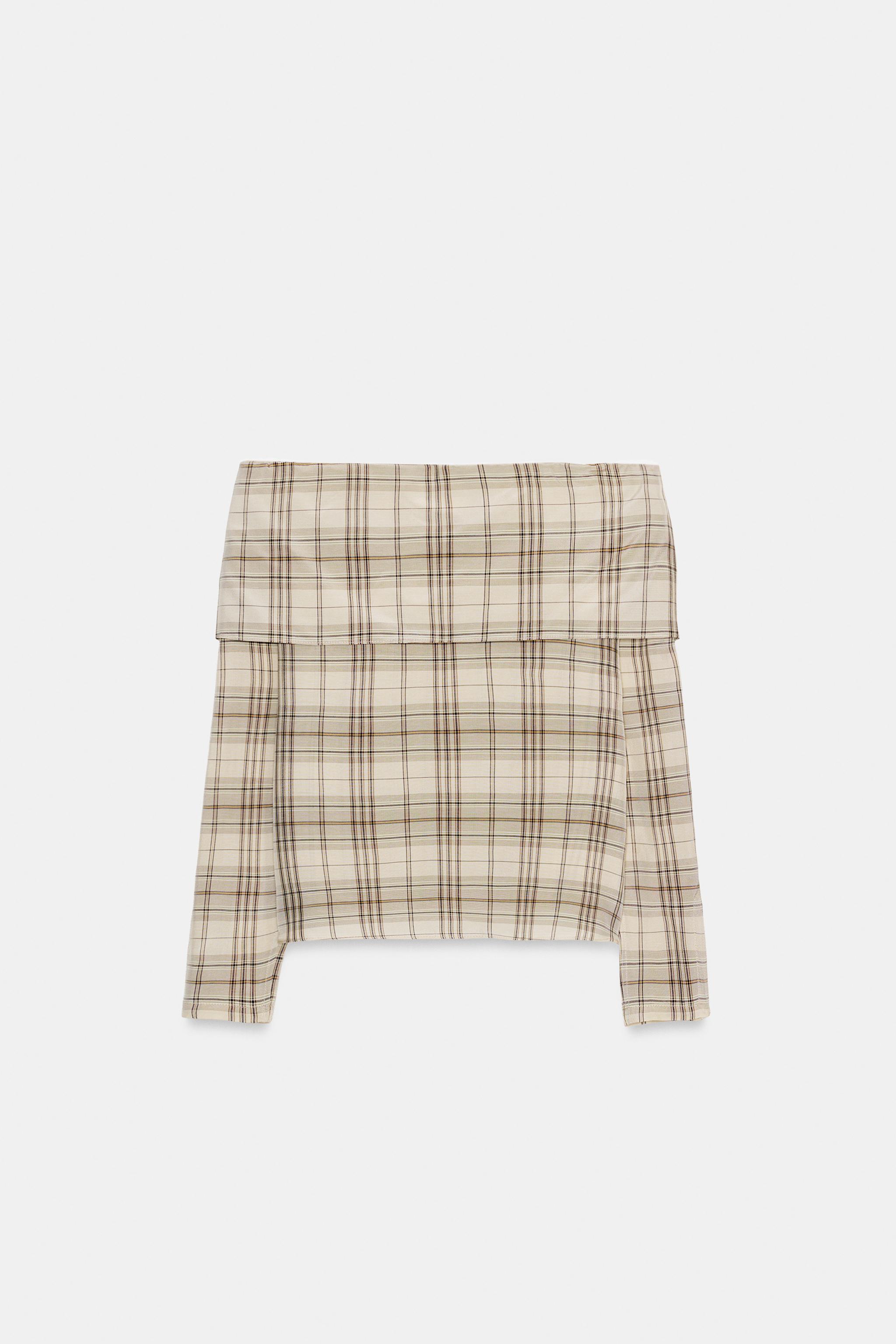 ZW COLLECTION PLAID TOP
