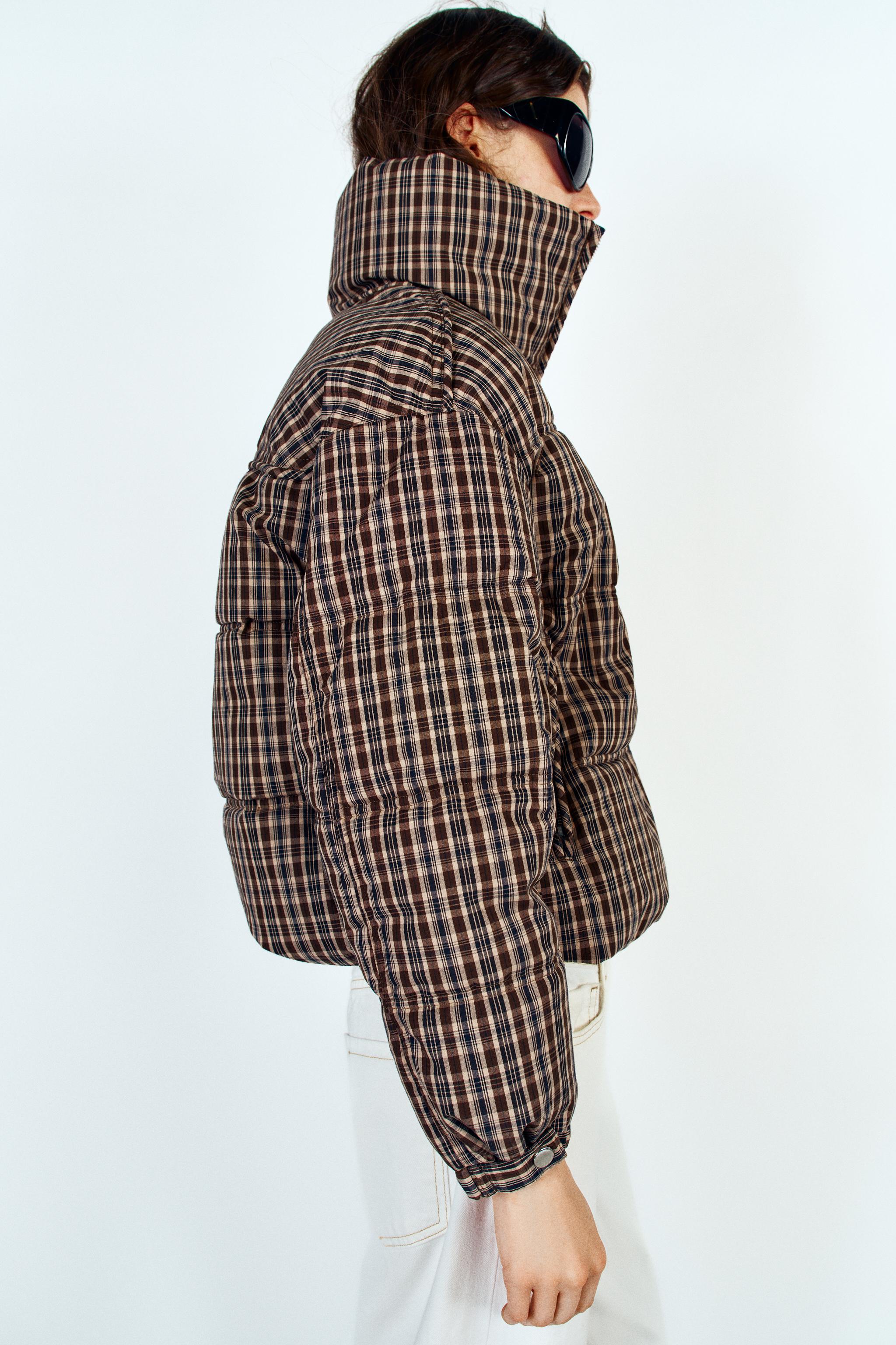 QUILTED CHECK ANORAK