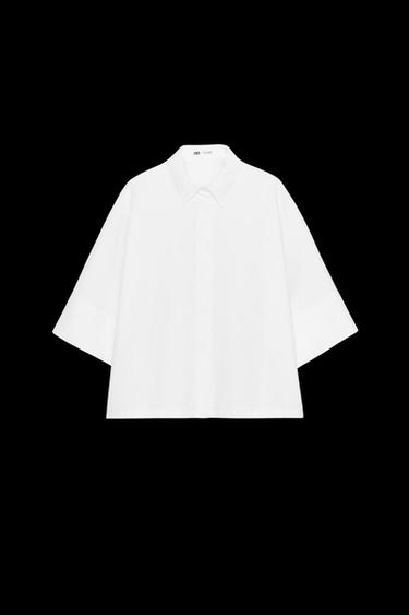 POPELINHEMD ZW COLLECTION - Weiß von Zara - Bild 0