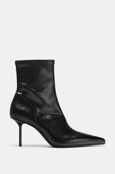 BOTÍN TACÓN - Negro de Zara