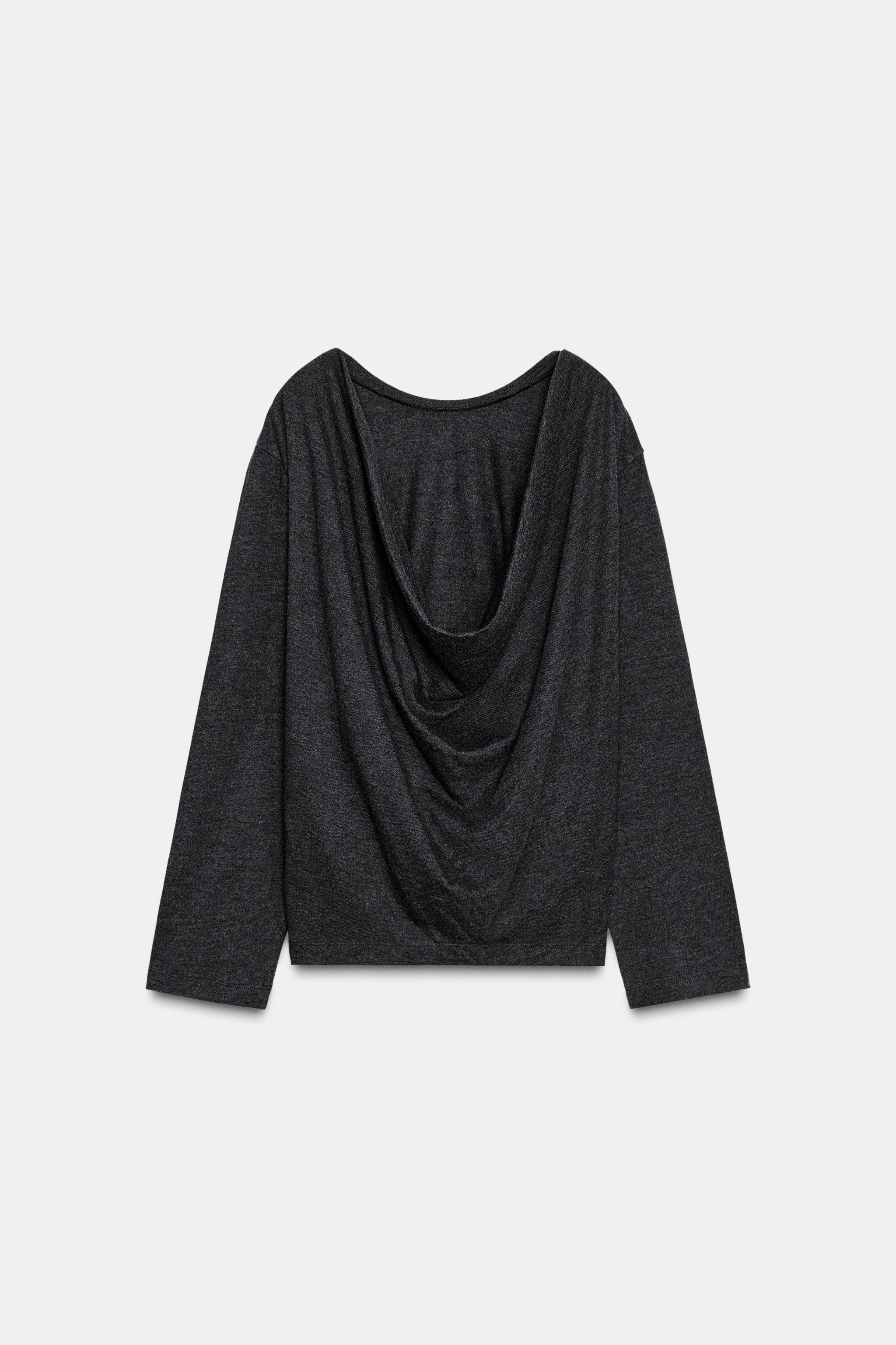 SOFT DRAPED BACK TOP