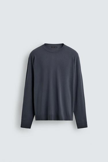 JERSEY ESTRUCTURA SOFT - Azulina de Zara