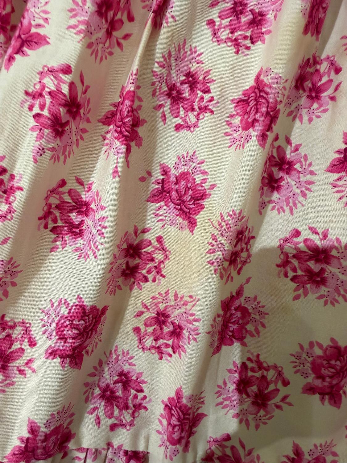 ZARA BELTED FLORAL PRINTED SKIRT SHIRT SET SIZE SMALL - Image 4