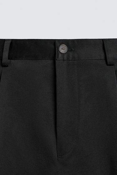 PANTALON COUPE DÉCONTRACTÉE À PLIS AARON LEVINE X ZARA - Noir de Zara - Image 8