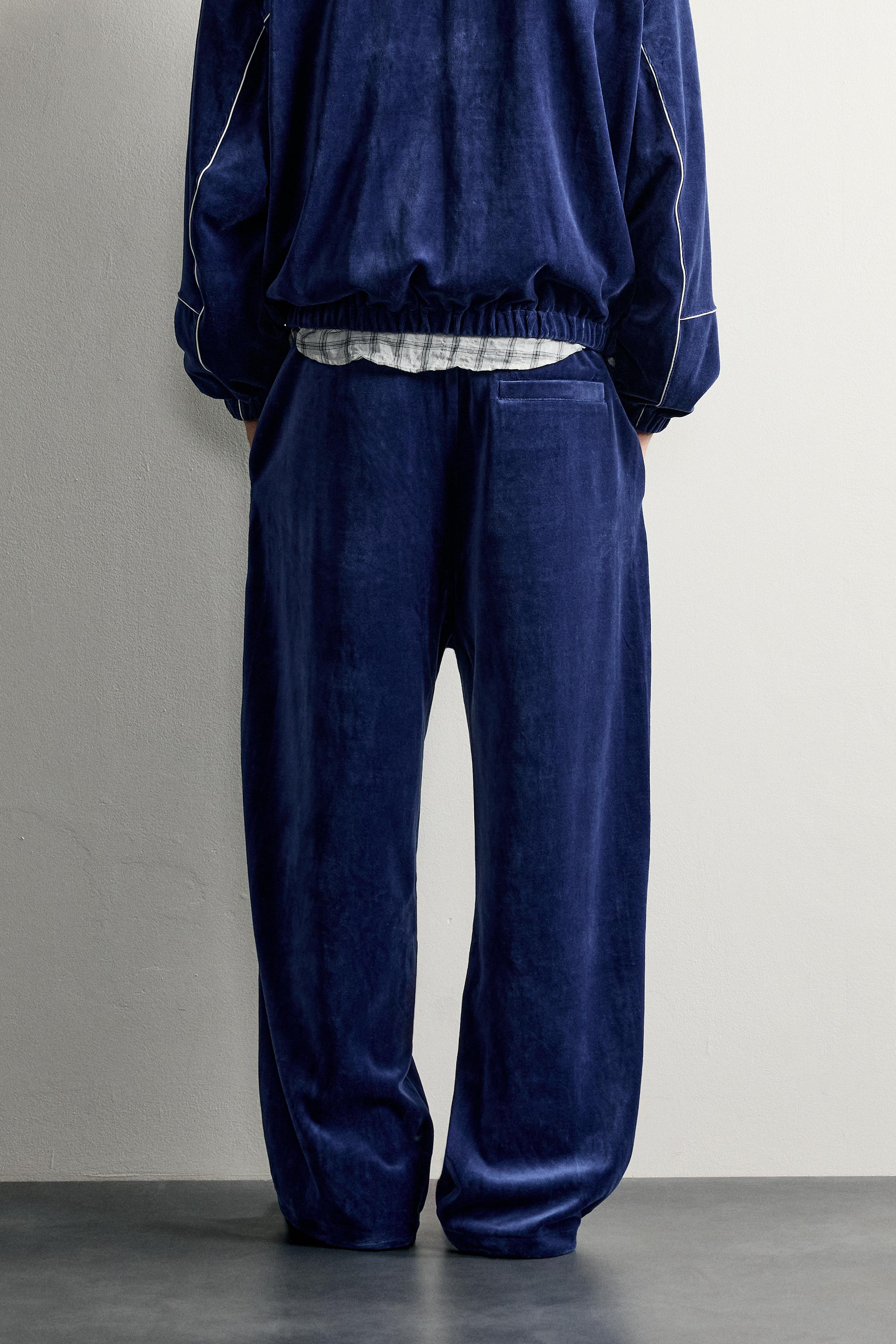 PANTALON JOGGING RÉTRO VELOURS