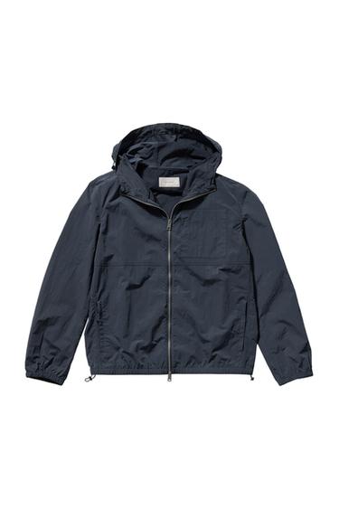 TECHNICAL HOODED JACKET - Light indigo by Zara