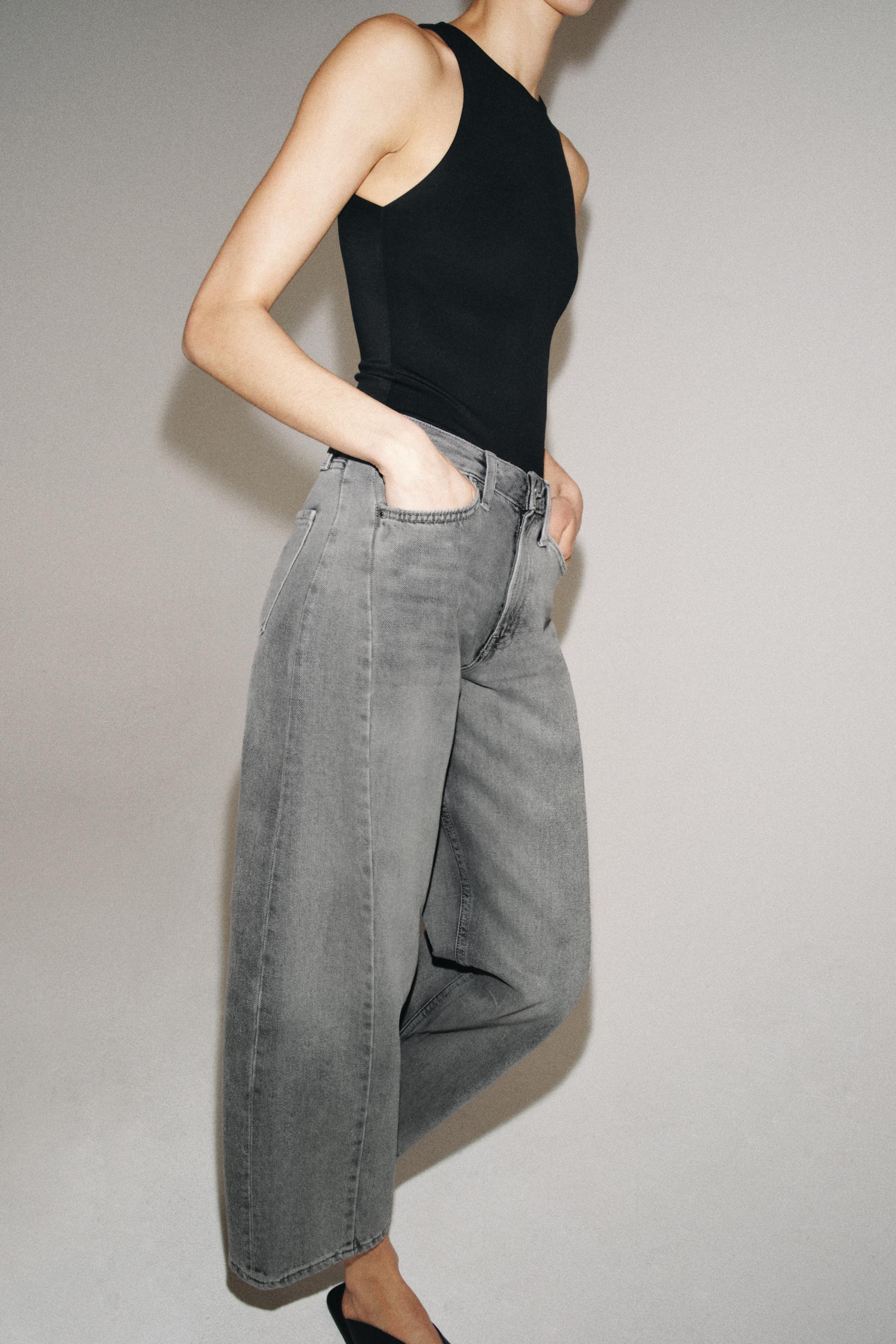 ZW COLLECTION ANKLE RELAXED MID-RISE JEANS