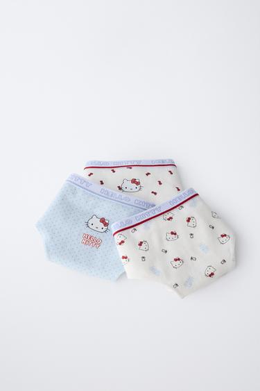 6-14 ANS / LOT DE TROIS CULOTTES HELLO KITTY © SANRIO - Bleu de Zara - Image 5