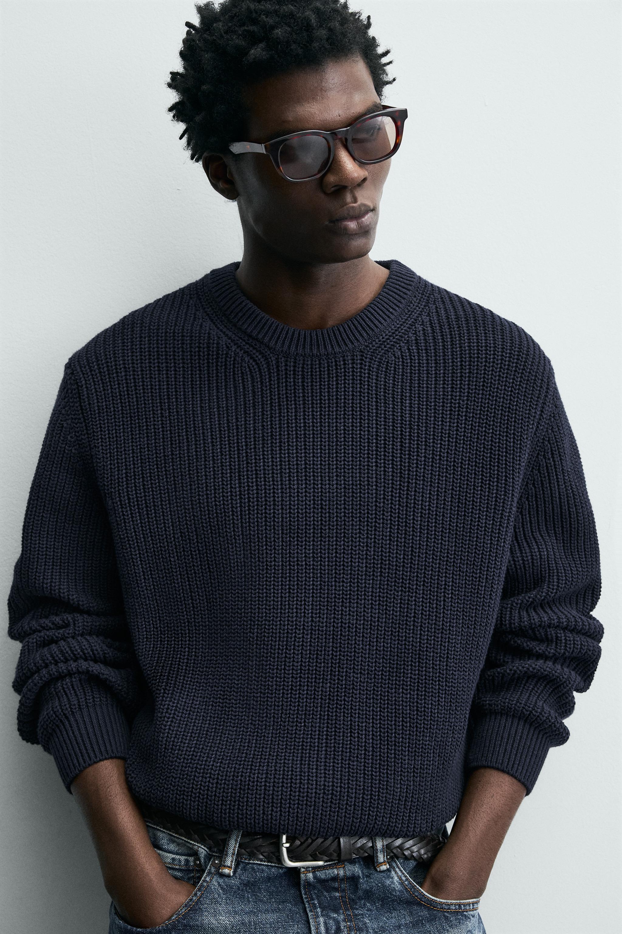 PULL REGULAR FIT EN COTON