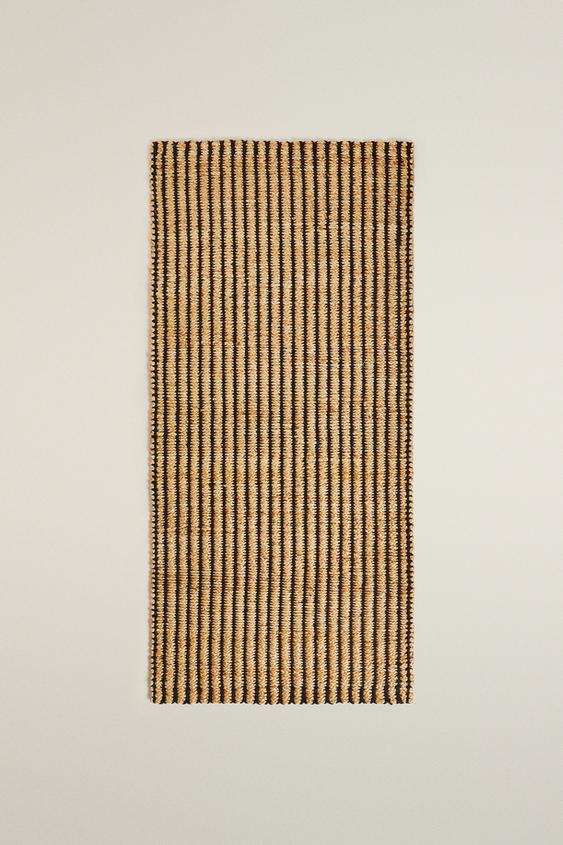 JUTE CARPET RUNNER - Black by Zara - Image 0