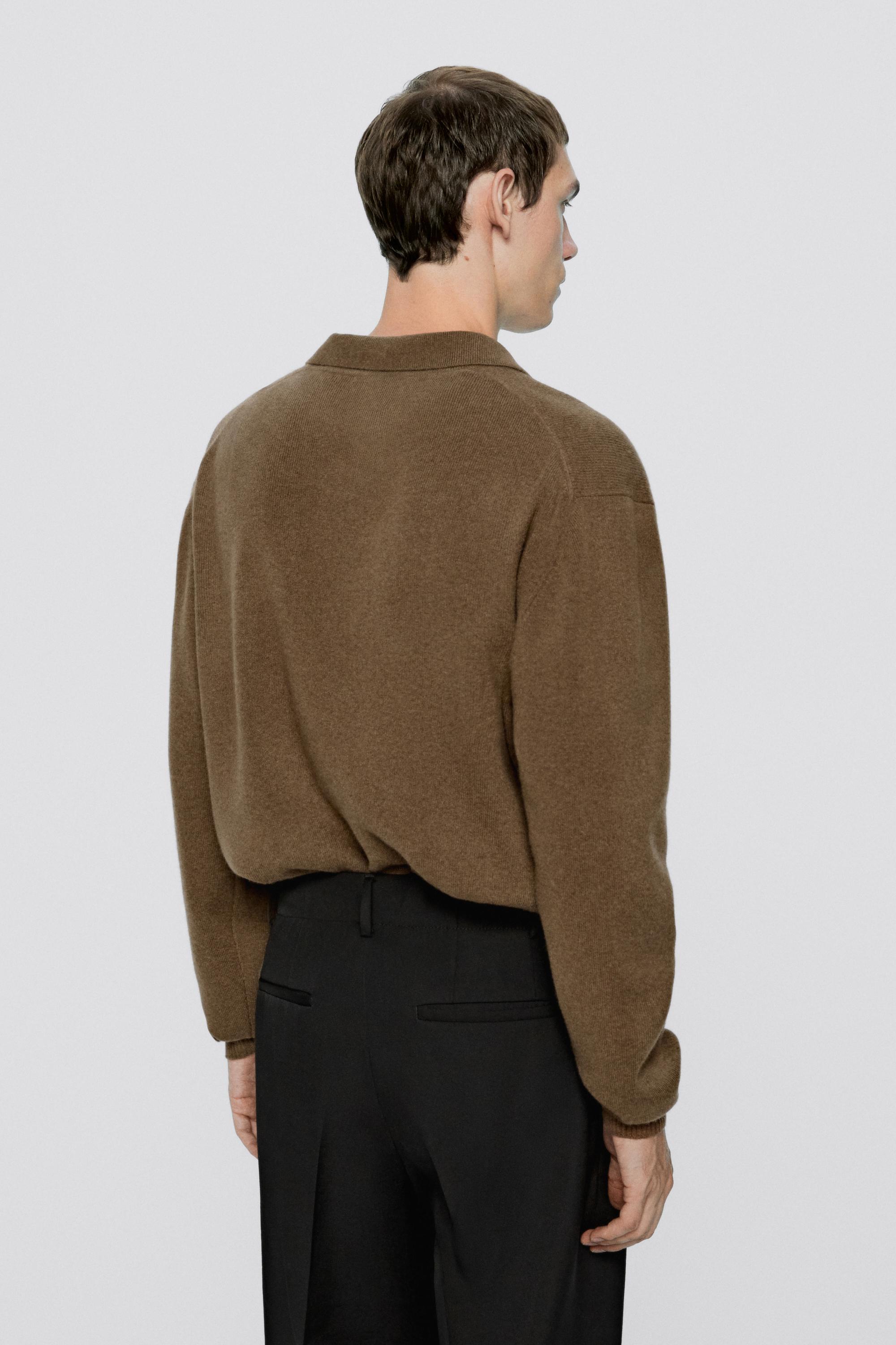 Pull en maille polo 100 % laine - LIMITED EDITION