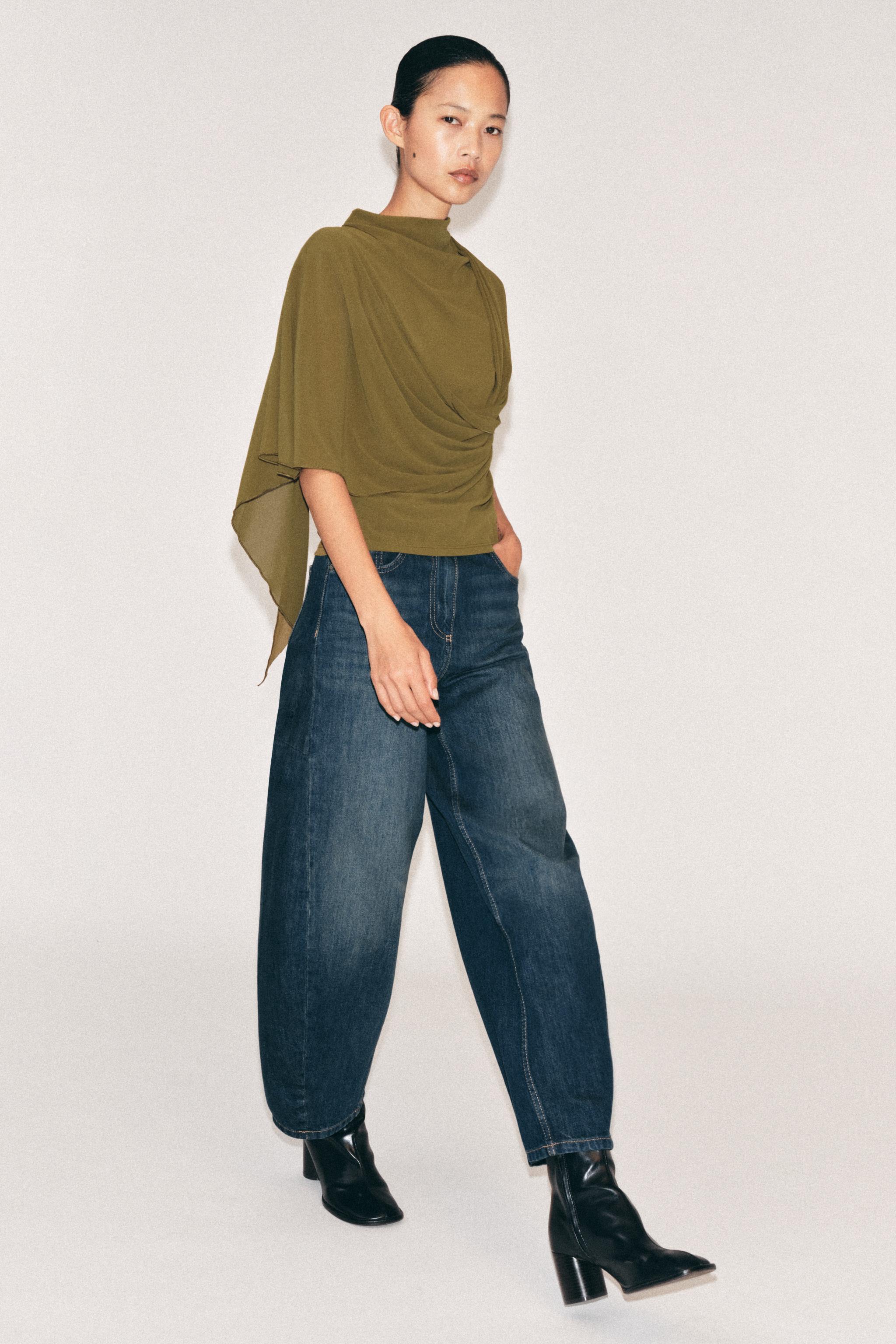 DRAPED ASYMMETRIC TOP