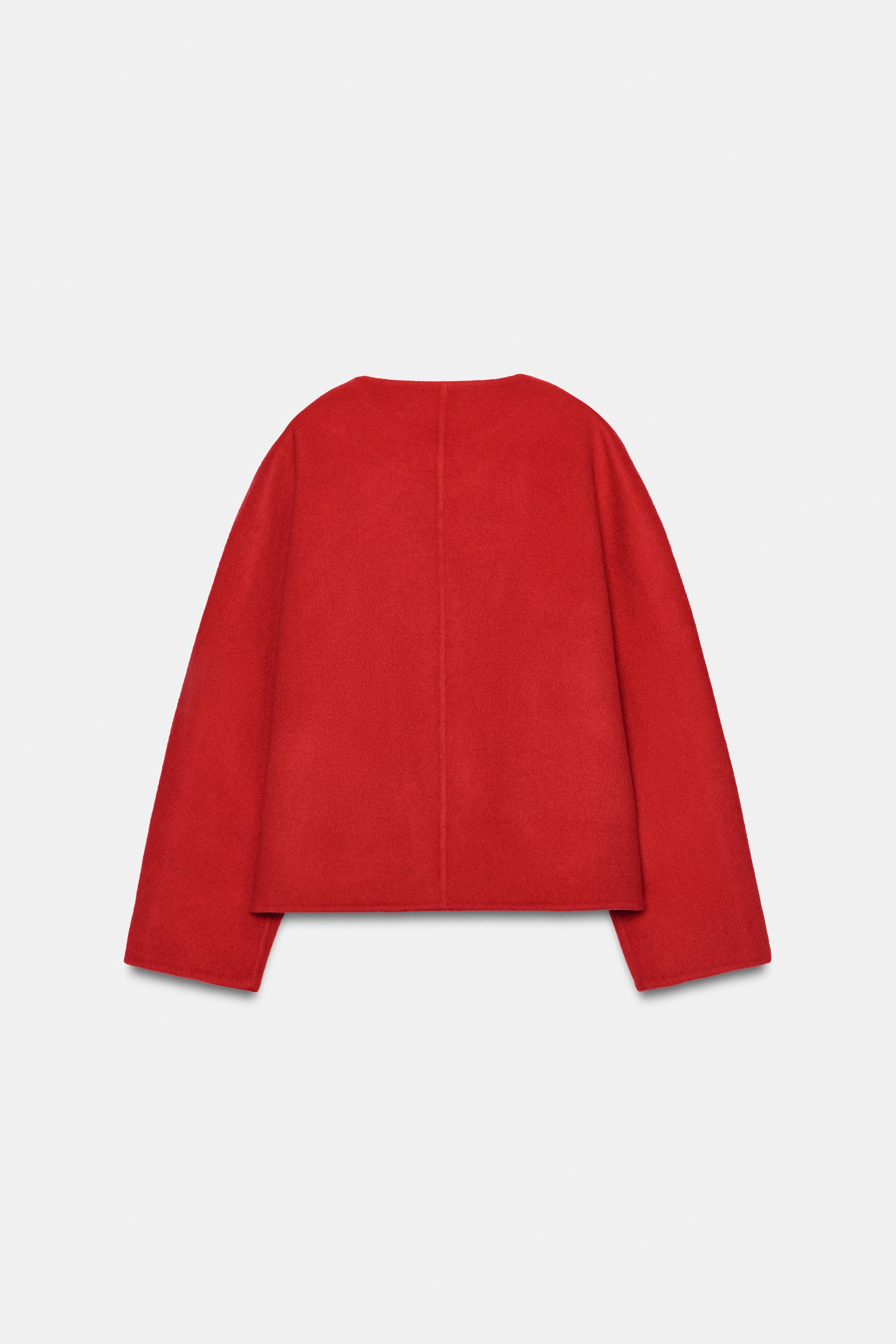 ZW COLLECTION WOOL-BLEND SHORT COAT