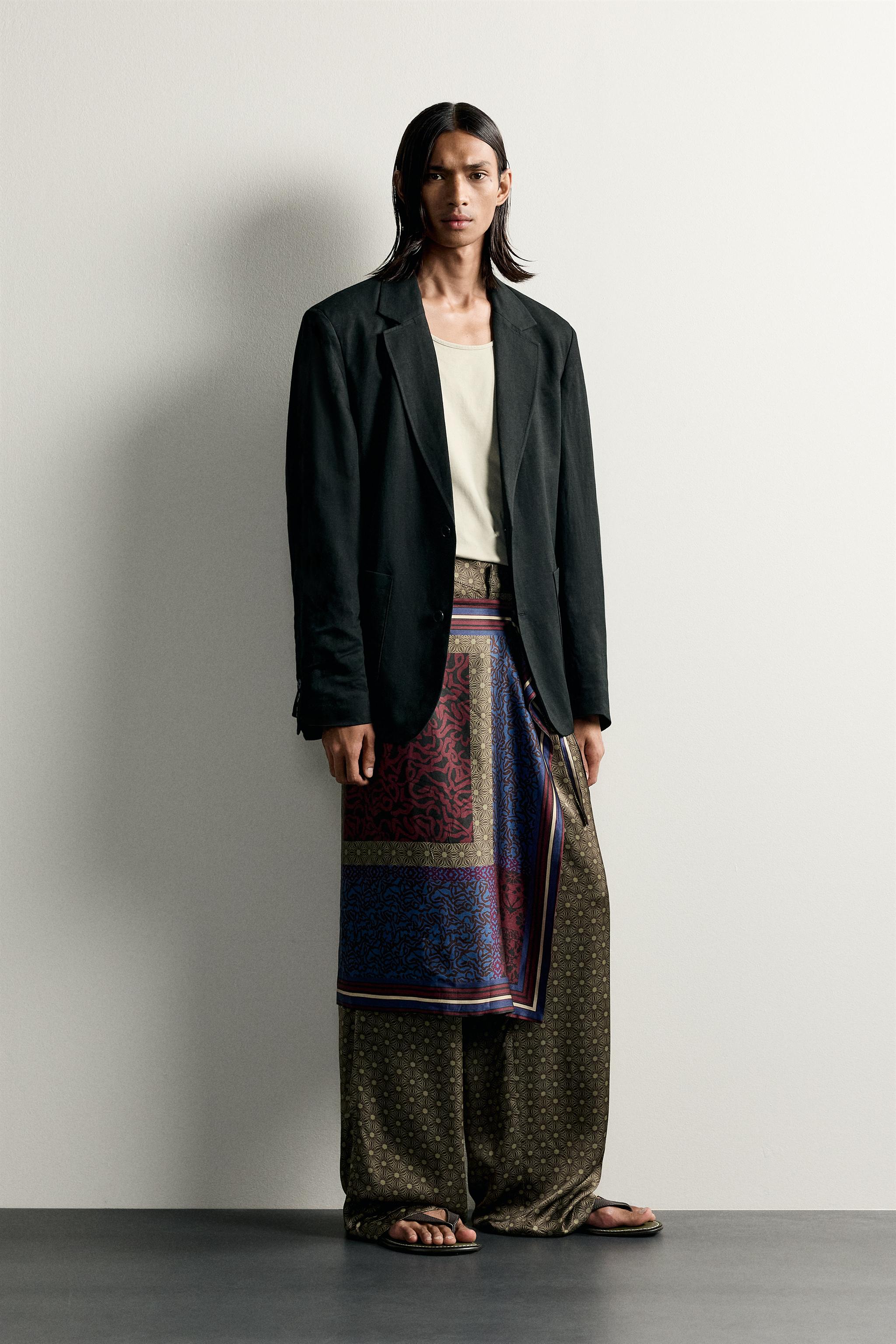 LIMITED EDITION MIXED PRINT SARONG PANTS