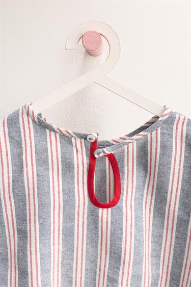 ZARA TIMELESS - TOP À RAYURES - Bleu de Zara - Image 2