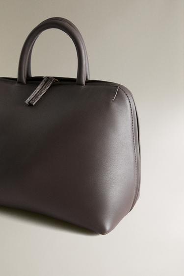 MINI SAC CUIR - Marron de Zara - Image 4