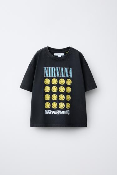 NIRVANA ® FADED EFFECT T-SHIRT - Anthracite grey by Zara - Image 0