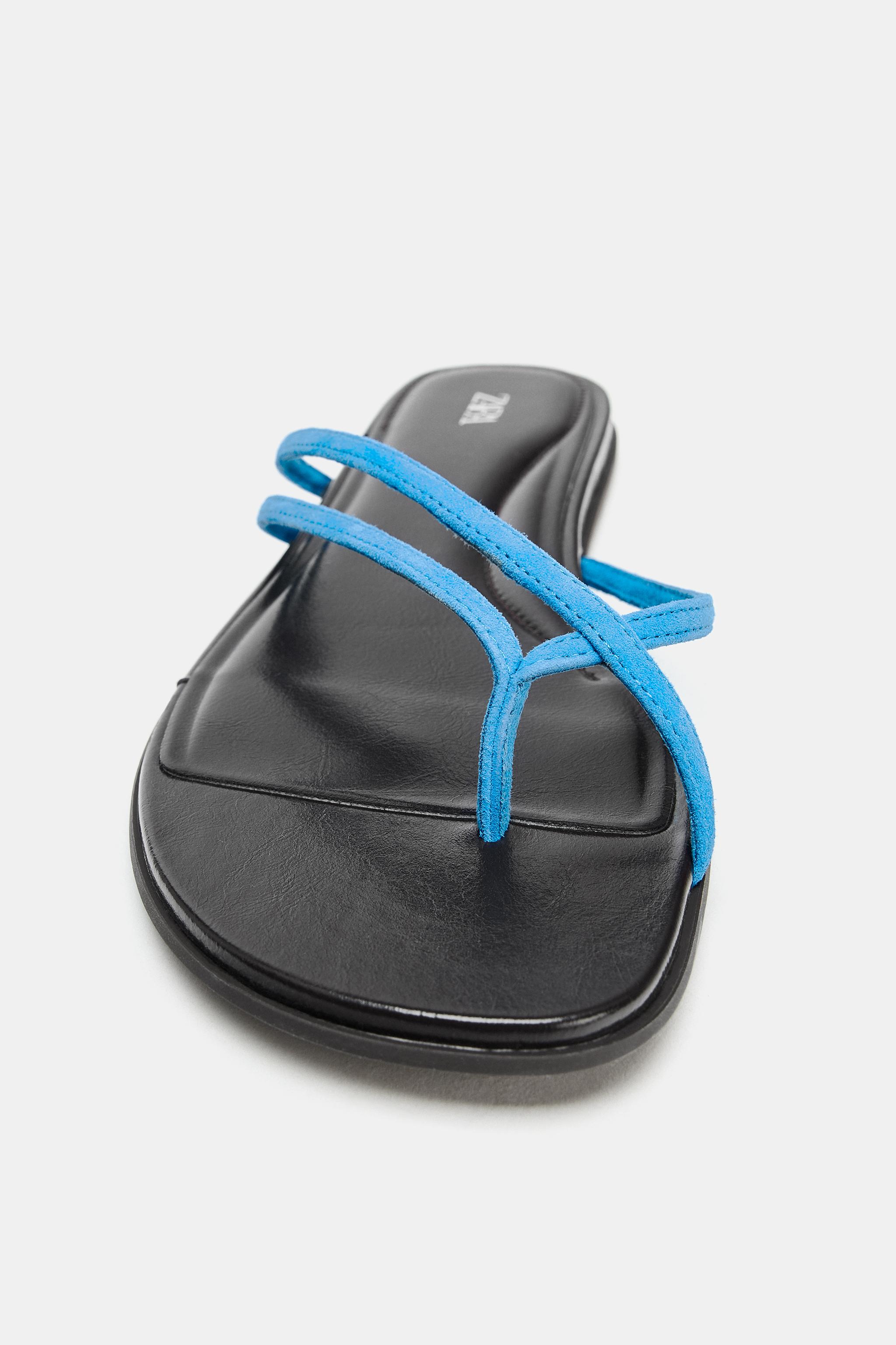 LEATHER STRAP SANDALS