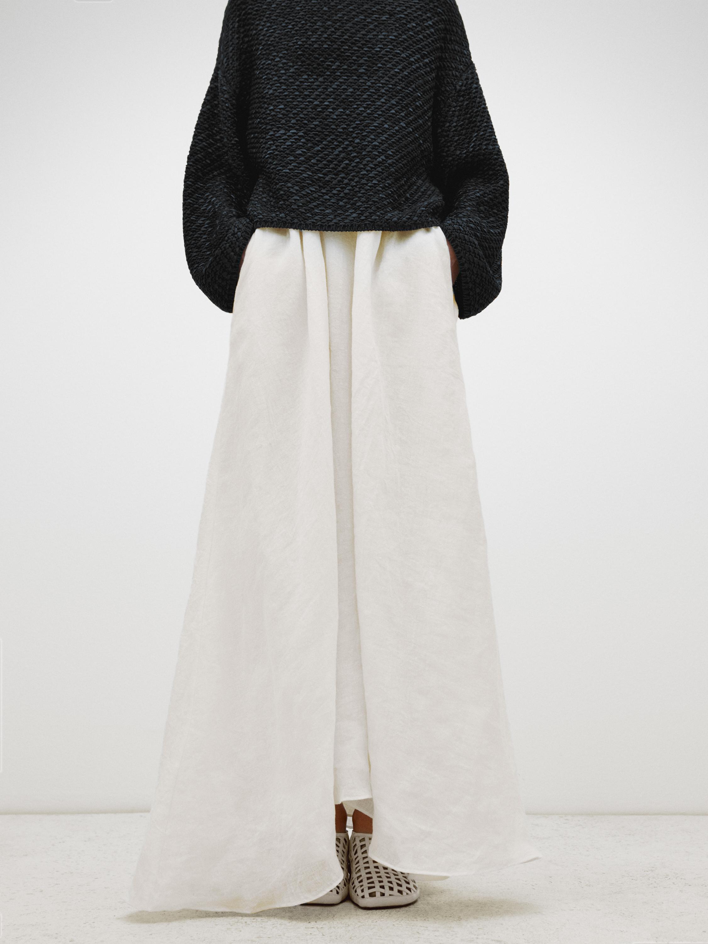 Textured knit sweater with low-cut back - Limited Edition - Black 