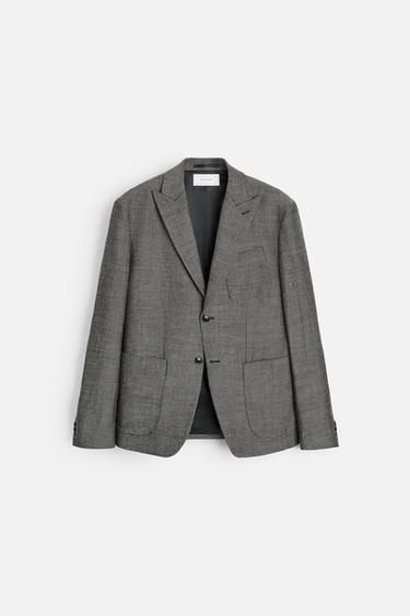 BLAZER ESTRUCTURA LINO - LANA - Tierra de Zara
