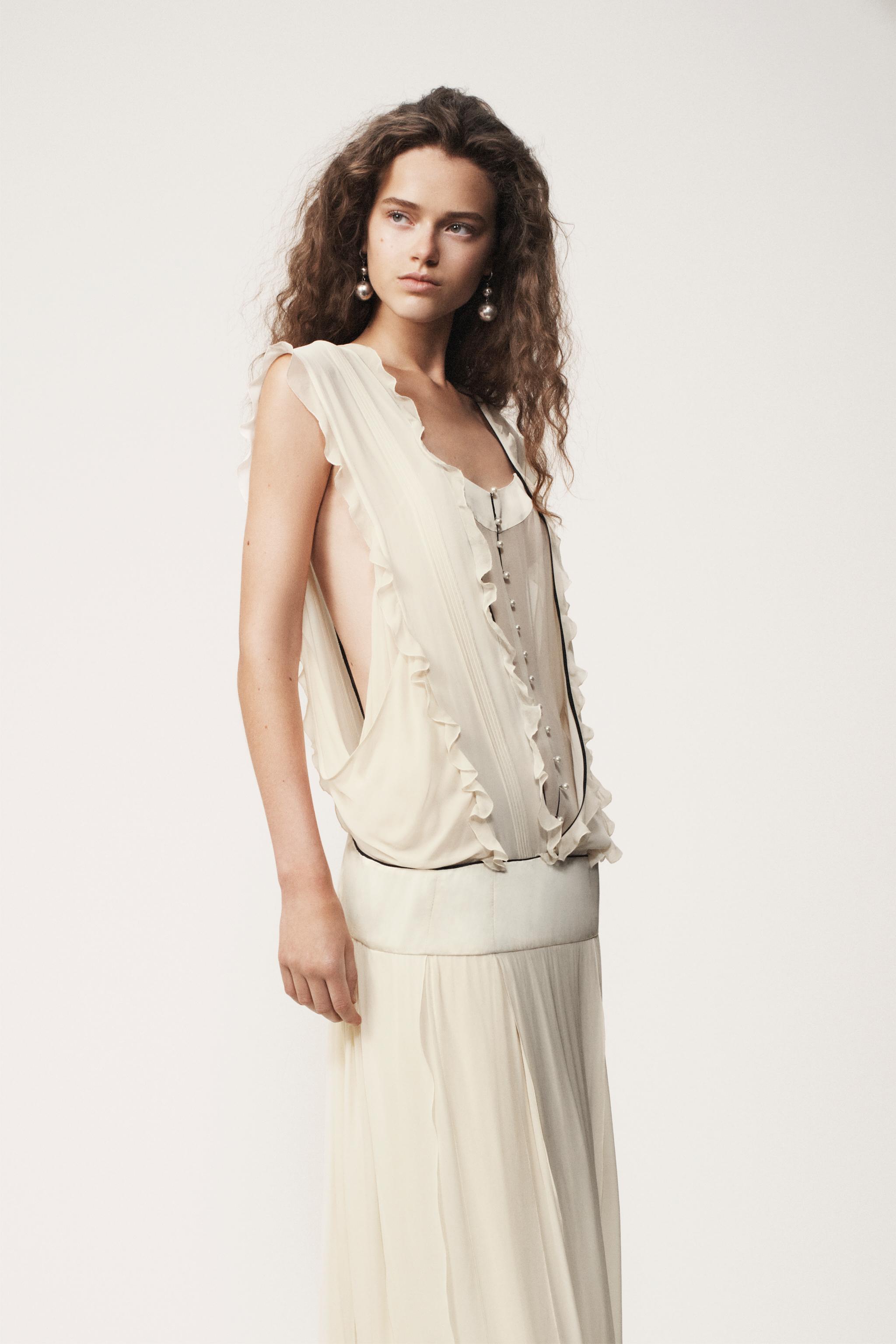 RUFFLE DRESS - THE ITEM ZARA WOMAN