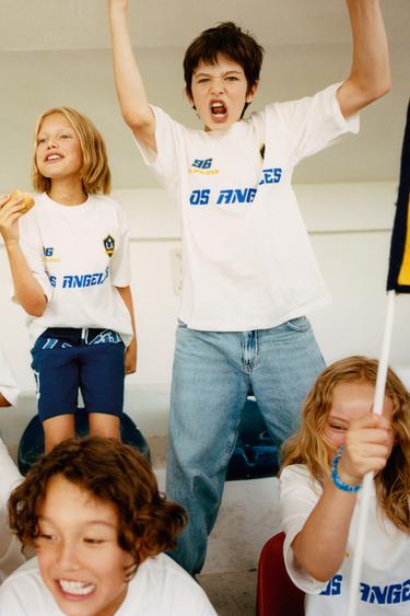 Zara LOS ANGELES GALAXY MLS © T-SHIRT - Oyster-white