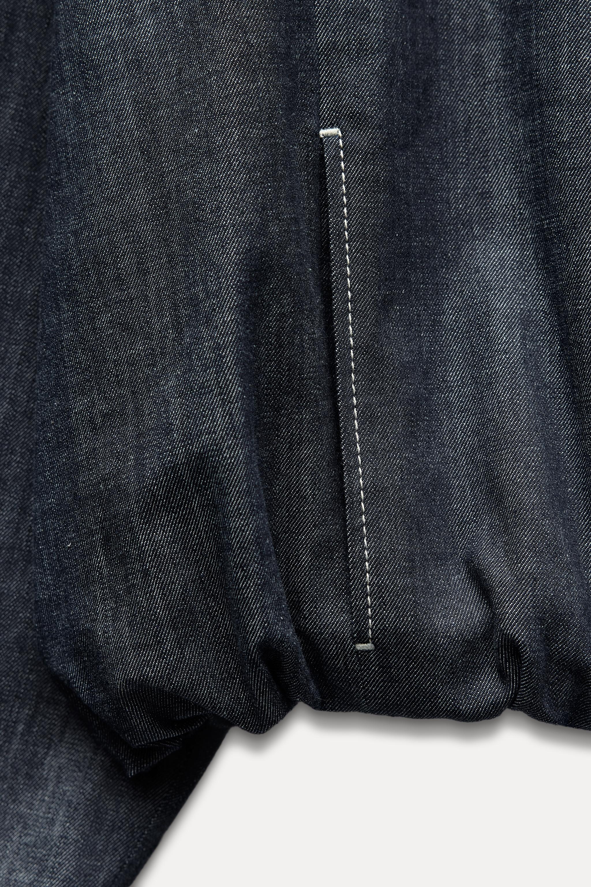 Z1975 デニム グロボ ボンバージャケット - ブルー | ZARA Japan