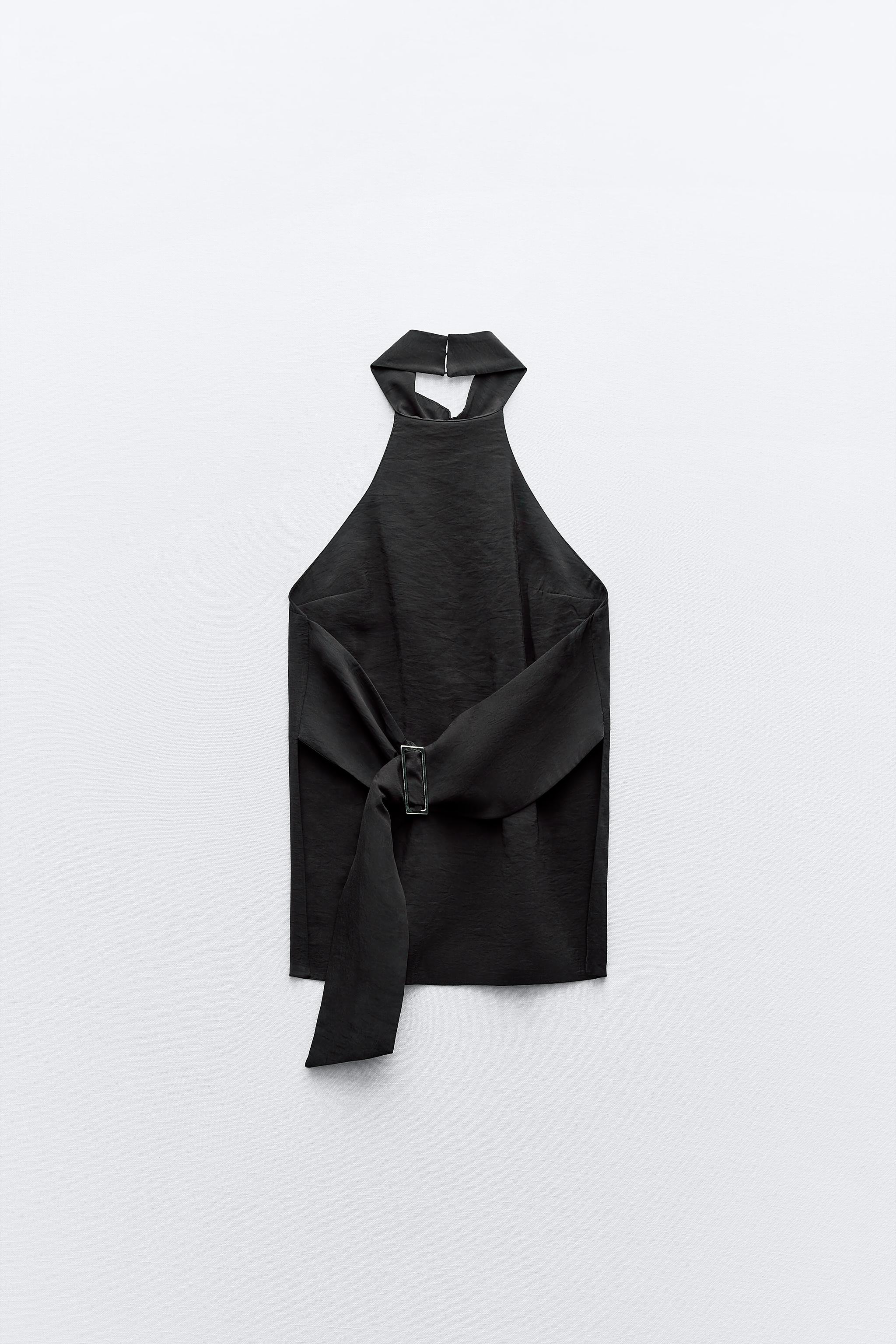 Zara black halter top hotsell