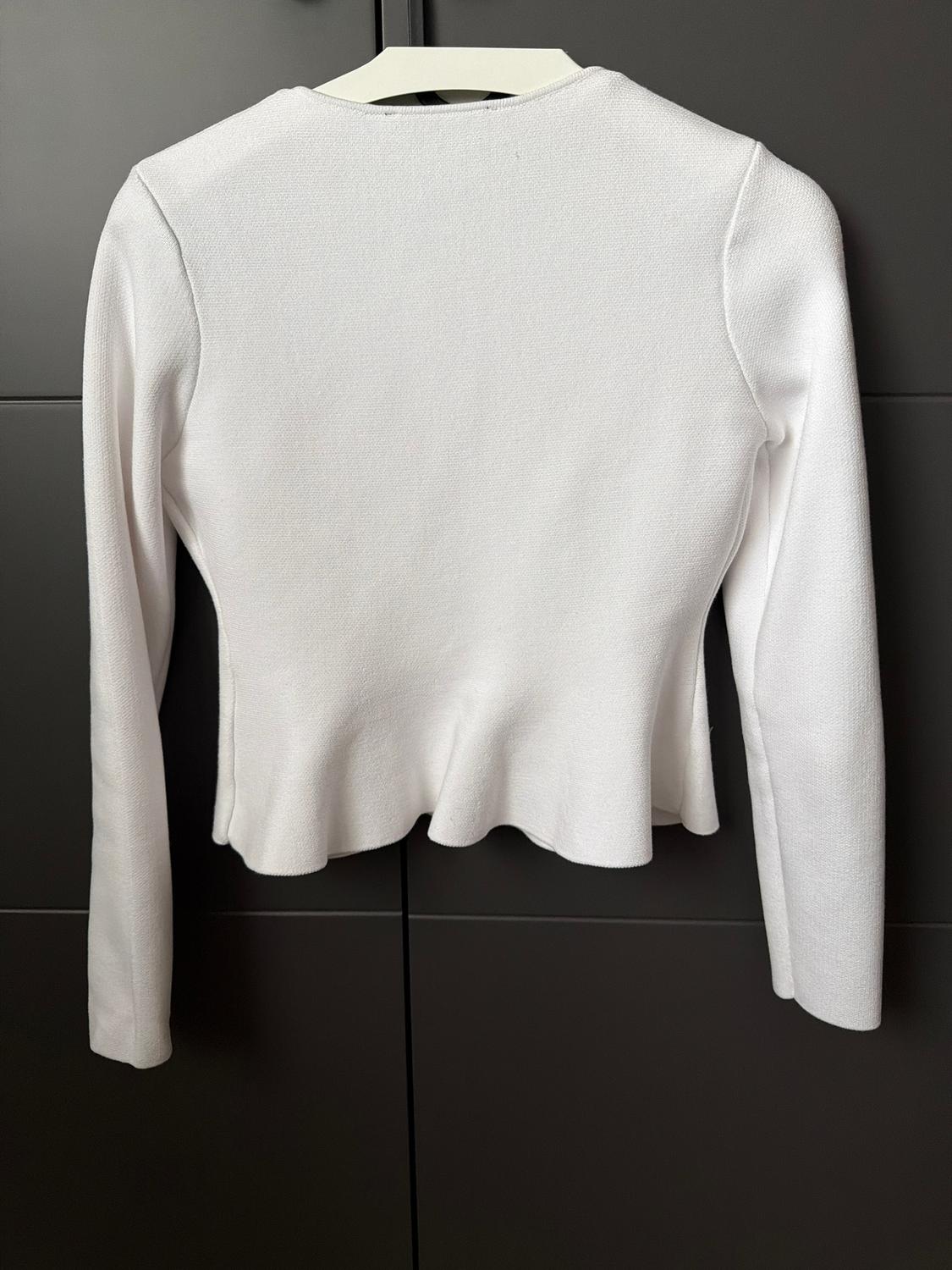 FINE KNIT PEPLUM JACKET - Image 2