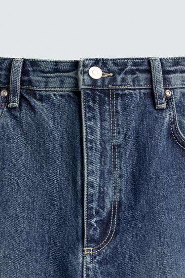 JEAN FUSELÉ LARGE - Bleu de Zara - Image 8