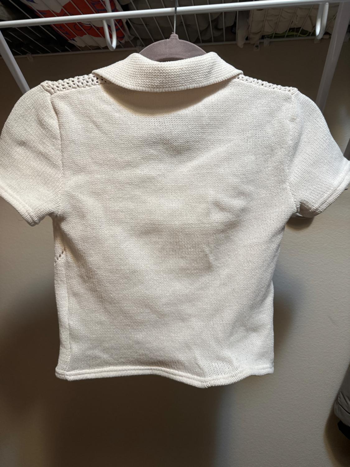 PERFORATED POLO SHIRT - Image 2