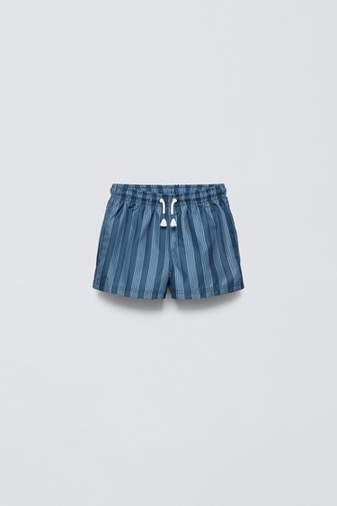 6-14 ANNI/ COSTUME DA BAGNO A RIGHE - Blu di Zara