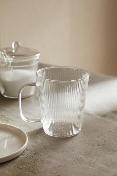 BOROSILICATE GLASS MUG WITH LINES -  by Zara - Image 6