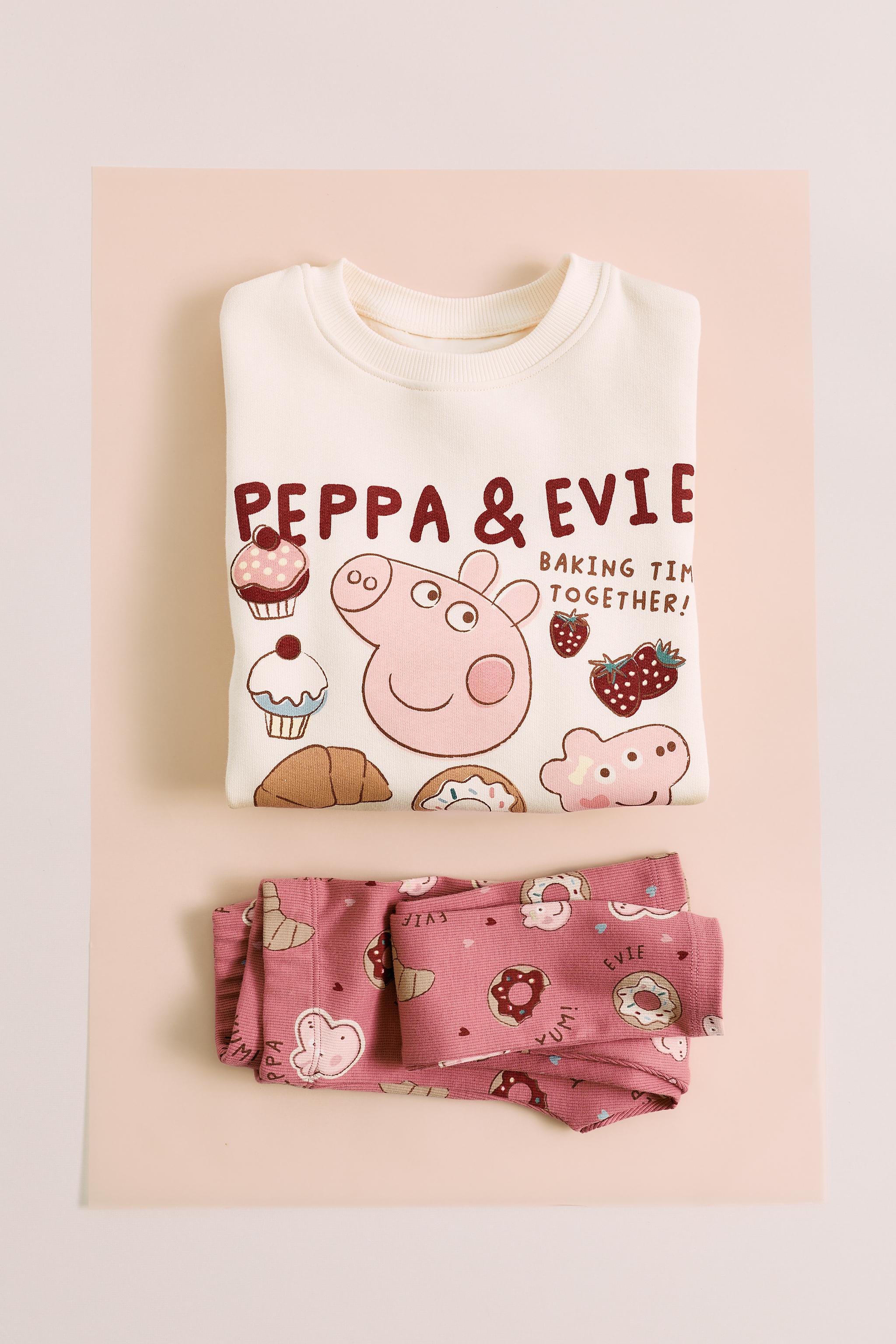 PEPPA PIG ™スウェットシャツ＆レギンスセット - エクリュ | ZARA