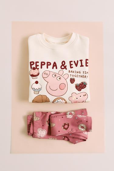 ENSEMBLE SWEAT-SHIRT ET LEGGING PEPPA PIG ™ - Écru de Zara - Image 5
