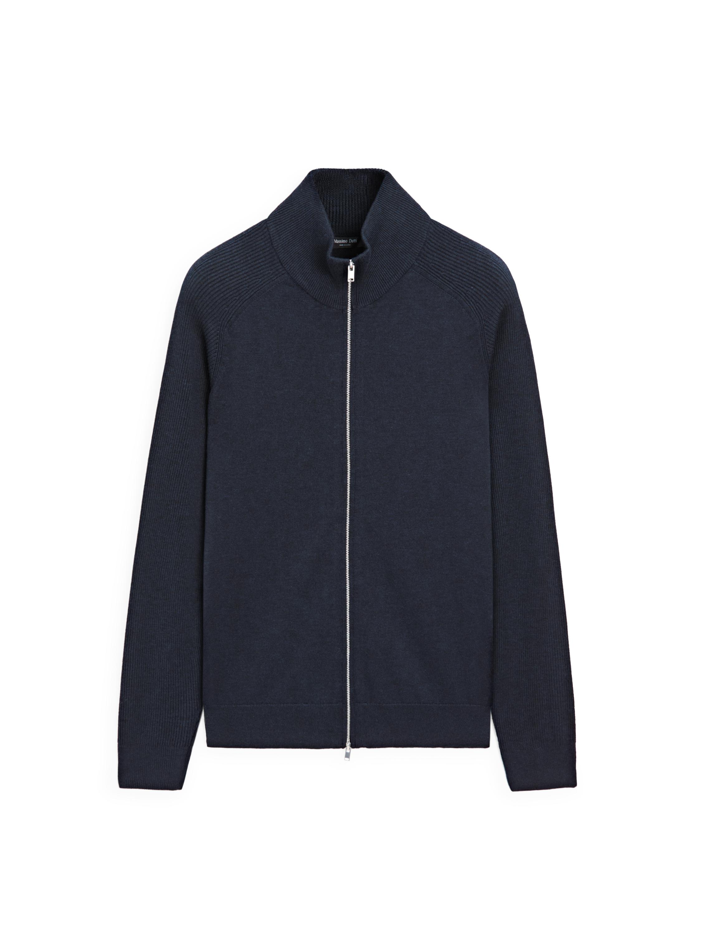Cardigan à manches raglan en coton mélangé
